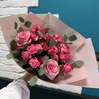 Букет Розовый симфоник